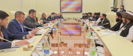 Muttaqi Meets With President of Tatarstan, Envoys of Various Countries