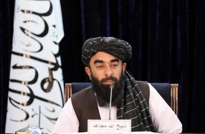 ذبیح الله مجاهد سخنگوی امارت اسلامی افغانستان میگوید