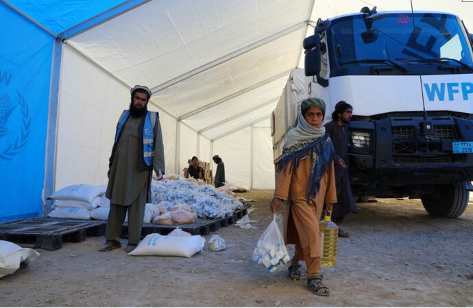 برنامه جهانی غذا: در یک سال گذشته 350 هزار تن مواد غذایی به مردم افغانستان کمک شده است