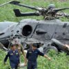 جان باختن ۹ تن در اثر سقوط یک هلیکوپتر نظامی در کلمبیا