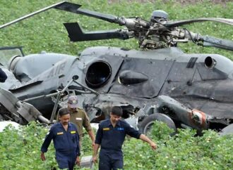 جان باختن ۹ تن در اثر سقوط یک هلیکوپتر نظامی در کلمبیا